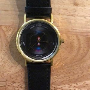 Camera lens watch